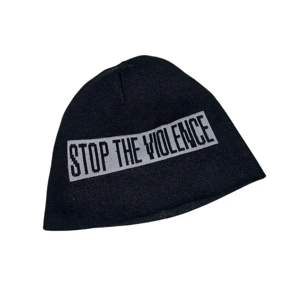 Supreme ‘90s Peace Sign Stop the Violence Reversible Beanie - Picture 2 of 4